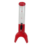 Maxbell Beer Dispenser Dual Action Easy to Clean Mimosa for Outdoor Cocktail Home Red