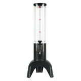 Maxbell Beer Dispenser Dual Action Easy to Clean Mimosa for Outdoor Cocktail Home Black with Freeze Tube