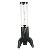 Maxbell Beer Dispenser Dual Action Easy to Clean Mimosa for Outdoor Cocktail Home Black with Freeze Tube