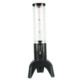 Maxbell Beer Dispenser Dual Action Easy to Clean Mimosa for Outdoor Cocktail Home Black with Freeze Tube