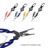 Maxbell 2 Pieces Fishing Pliers Fishing Accs Saltwater Resistant Tool Beak Jaw Black