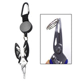 Maxbell 2 Pieces Fishing Pliers Fishing Accs Saltwater Resistant Tool Beak Jaw Black