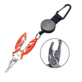 Maxbell 2 Pieces Fishing Pliers Fishing Accs Saltwater Resistant Tool Beak Jaw Orange