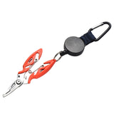 Maxbell 2 Pieces Fishing Pliers Fishing Accs Saltwater Resistant Tool Beak Jaw Orange