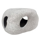 Maxbell Aquarium Decor Hidden Cavern Spawning Rock Cave Fish Tank Pond for Cichlid D