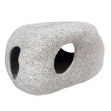 Maxbell Aquarium Decor Hidden Cavern Spawning Rock Cave Fish Tank Pond for Cichlid D
