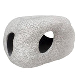 Maxbell Aquarium Decor Hidden Cavern Spawning Rock Cave Fish Tank Pond for Cichlid D