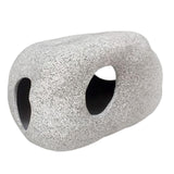 Maxbell Aquarium Decor Hidden Cavern Spawning Rock Cave Fish Tank Pond for Cichlid D