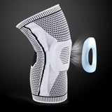 Maxbell Knee Pads Patella Pad Compression Knee Sleeve for Running Football Unisex Gray XL