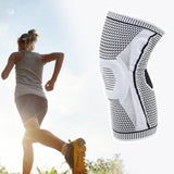 Maxbell Knee Pads Patella Pad Compression Knee Sleeve for Running Football Unisex Gray XL