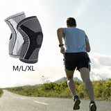 Maxbell Knee Pads Patella Pad Compression Knee Sleeve for Running Football Unisex Gray M