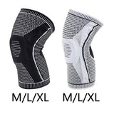 Maxbell Knee Pads Patella Pad Compression Knee Sleeve for Running Football Unisex Gray M