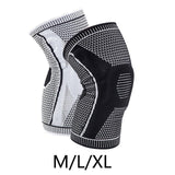 Maxbell Knee Pads Patella Pad Compression Knee Sleeve for Running Football Unisex Gray M