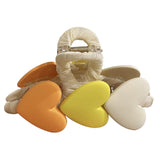 Maxbell Jumbo Hair Claw Clips Hair Jaw Clip Fashion Orange Yellow Beige