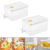 Maxbell Refrigerator Beverage Dispenser with Spigot Drink Dispenser for Home Bar S