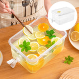 Maxbell Refrigerator Beverage Dispenser with Spigot Drink Dispenser for Home Bar S