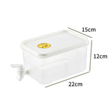 Maxbell Refrigerator Beverage Dispenser with Spigot Drink Dispenser for Home Bar S