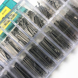 Maxbell 300Pcs Watch Band Spring Bars Replacement 8-27mm with Box Repair Tools