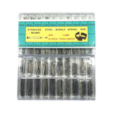 Maxbell 300Pcs Watch Band Spring Bars Replacement 8-27mm with Box Repair Tools