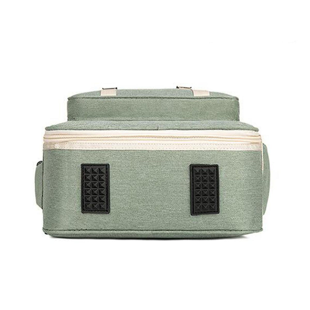 Maxbell Gourd Silk Bag with Double Shouler Straps Zipper Accessories for Traveling Green