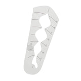 Maxbell Quilting Template Ruler Bubble Border Acrylic for DIY Craftwork and Sewing