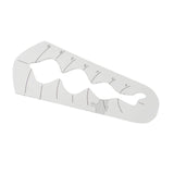 Maxbell Quilting Template Ruler Bubble Border Acrylic for DIY Craftwork and Sewing