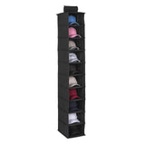 Maxbell Clothing Purse Hat Rack 10 Shelf Hanging Closet Organizer 150cm with cover