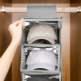 Maxbell Clothing Purse Hat Rack 10 Shelf Hanging Closet Organizer 20x30x125cm