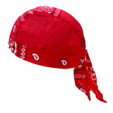 Maxbell Cycling Pirate Hats Bandana Beanie Windproof Durable for Rap Walking Fishing Red