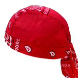 Maxbell Cycling Pirate Hats Bandana Beanie Windproof Durable for Rap Walking Fishing Red