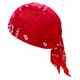 Maxbell Cycling Pirate Hats Bandana Beanie Windproof Durable for Rap Walking Fishing Red