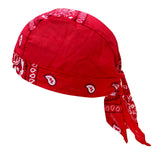 Maxbell Cycling Pirate Hats Bandana Beanie Windproof Durable for Rap Walking Fishing Red