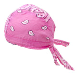 Maxbell Cycling Pirate Hats Bandana Beanie Windproof Durable for Rap Walking Fishing Pink