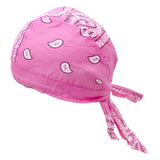 Maxbell Cycling Pirate Hats Bandana Beanie Windproof Durable for Rap Walking Fishing Pink