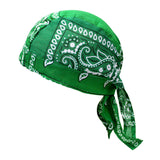 Maxbell Cycling Pirate Hats Bandana Beanie Windproof Durable for Rap Walking Fishing Green