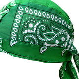 Maxbell Cycling Pirate Hats Bandana Beanie Windproof Durable for Rap Walking Fishing Green