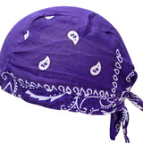 Maxbell Cycling Pirate Hats Bandana Beanie Windproof Durable for Rap Walking Fishing Purple