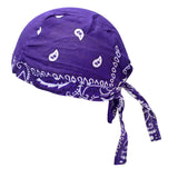 Maxbell Cycling Pirate Hats Bandana Beanie Windproof Durable for Rap Walking Fishing Purple