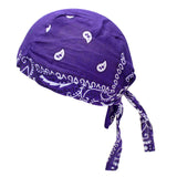 Maxbell Cycling Pirate Hats Bandana Beanie Windproof Durable for Rap Walking Fishing Purple