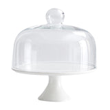 Maxbell Cake Stand with Dome Display Plate Kitchen Tool Round for Party Dining 10 inch