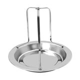 Maxbell Sturdy Beer Can Chicken Roaster Rack Holder Tool Stand With Brush
