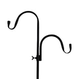 Maxbell Outside Shepherds Hook Garden Ground Plant Stand for Plant Stand Hanger