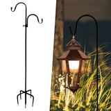 Maxbell Outside Shepherds Hook Garden Ground Plant Stand for Plant Stand Hanger