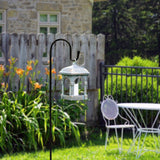 Maxbell Outside Shepherds Hook Garden Ground Plant Stand for Plant Stand Hanger