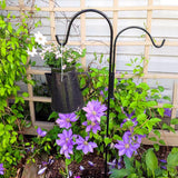 Maxbell Outside Shepherds Hook Garden Ground Plant Stand for Plant Stand Hanger