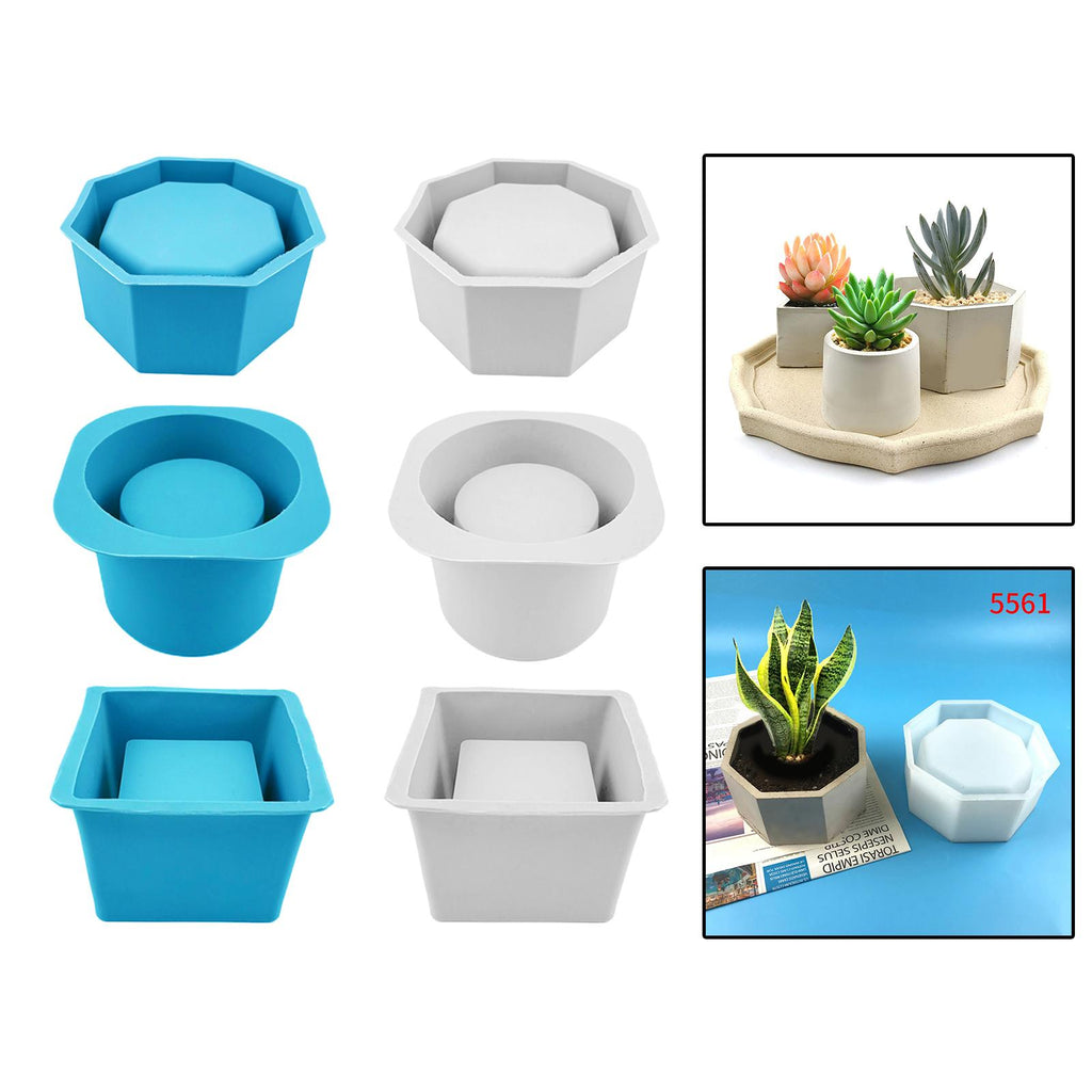 silicone plant pot mould ⚡️Buy Maxbell Garden Geometric Flower Pot Silicone Molds Planter Vase Mould  DIY Tool Blue A at the best price with offers in India. Maxbell Garden  Geometric Flower Pot Silicone Molds Planter Vase
