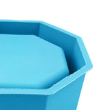 Maxbell Garden Geometric Flower Pot Silicone Molds Planter Vase Mould DIY Tool Blue A