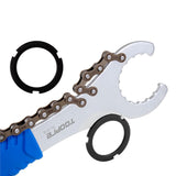 Maxbell Bike Freewheel Chain Whip Sprocket Lockring Remover Tool Cassette Cycle Bike