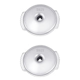 Maxbell 1 Pair Locking Earring Backs Jewelry Findings Replacements Backs Stoppers 6mm Silver