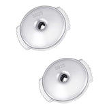 Maxbell 1 Pair Locking Earring Backs Jewelry Findings Replacements Backs Stoppers 6mm Silver